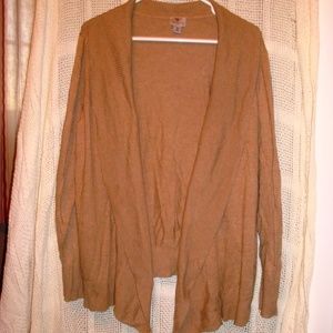 Worthington Woman's Cardigan 2X Tan